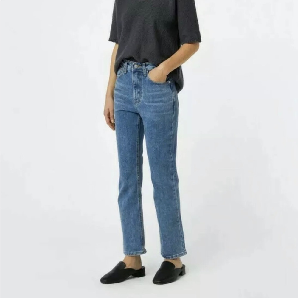 OAK AND FORT | Straight leg jean size L